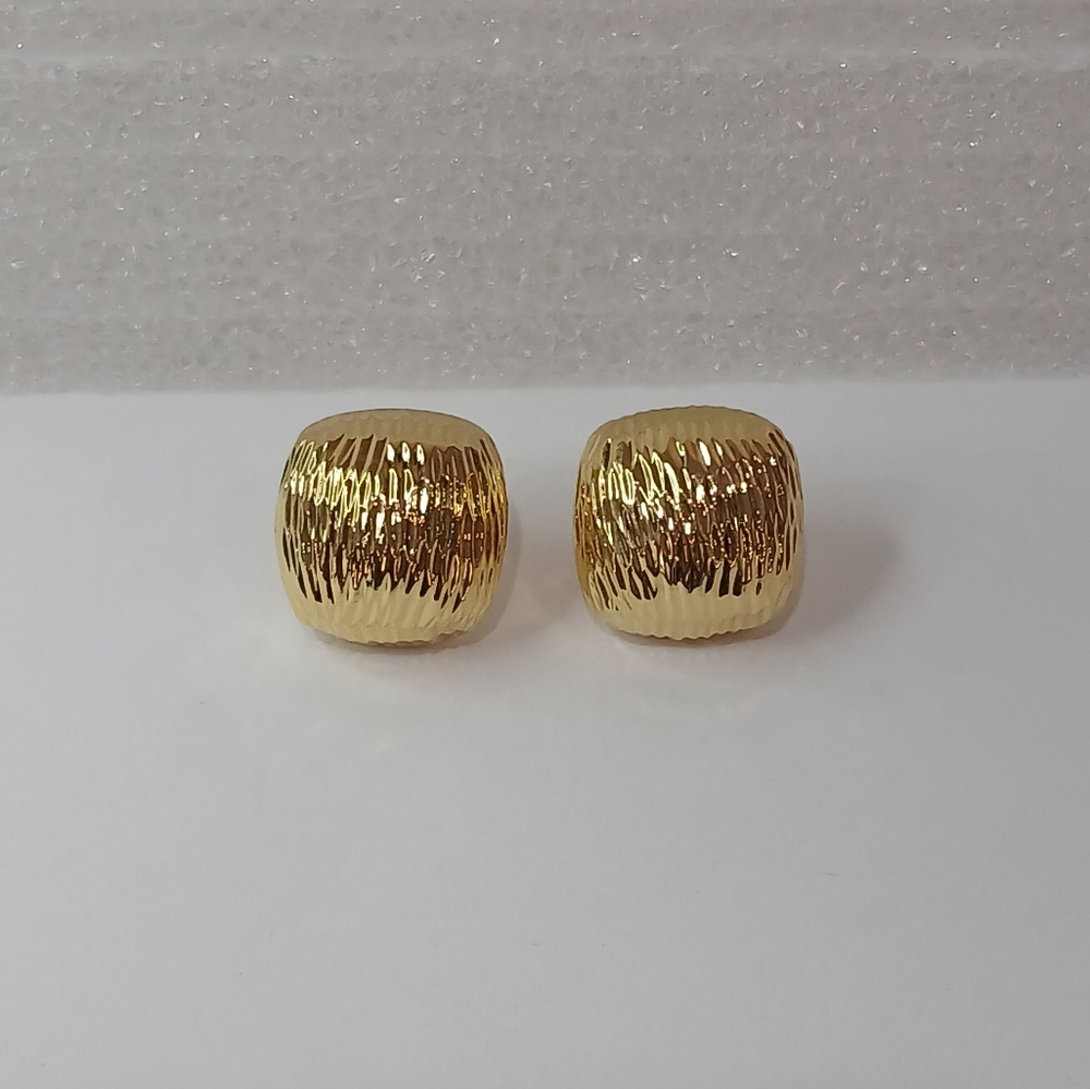 Stainless Steel Chunky Stud Earrings